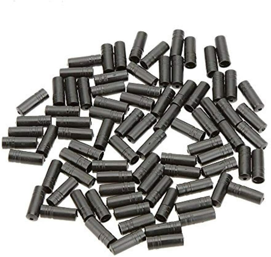 (100) Count 4mm Shift Cable Housing End Cap Ferrules Black eBay