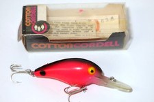 COTTON CORDELL Big O 4636 Fluorescent Red Color Fishing Lure OLD STOCK!