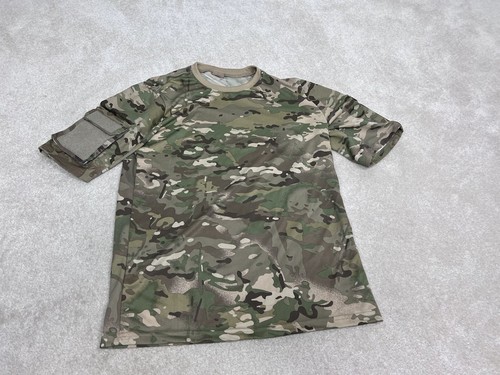 Lancer Tactical Shirt Mens Large Tall Green Camo Army Ammo Pocket Gun Firearms