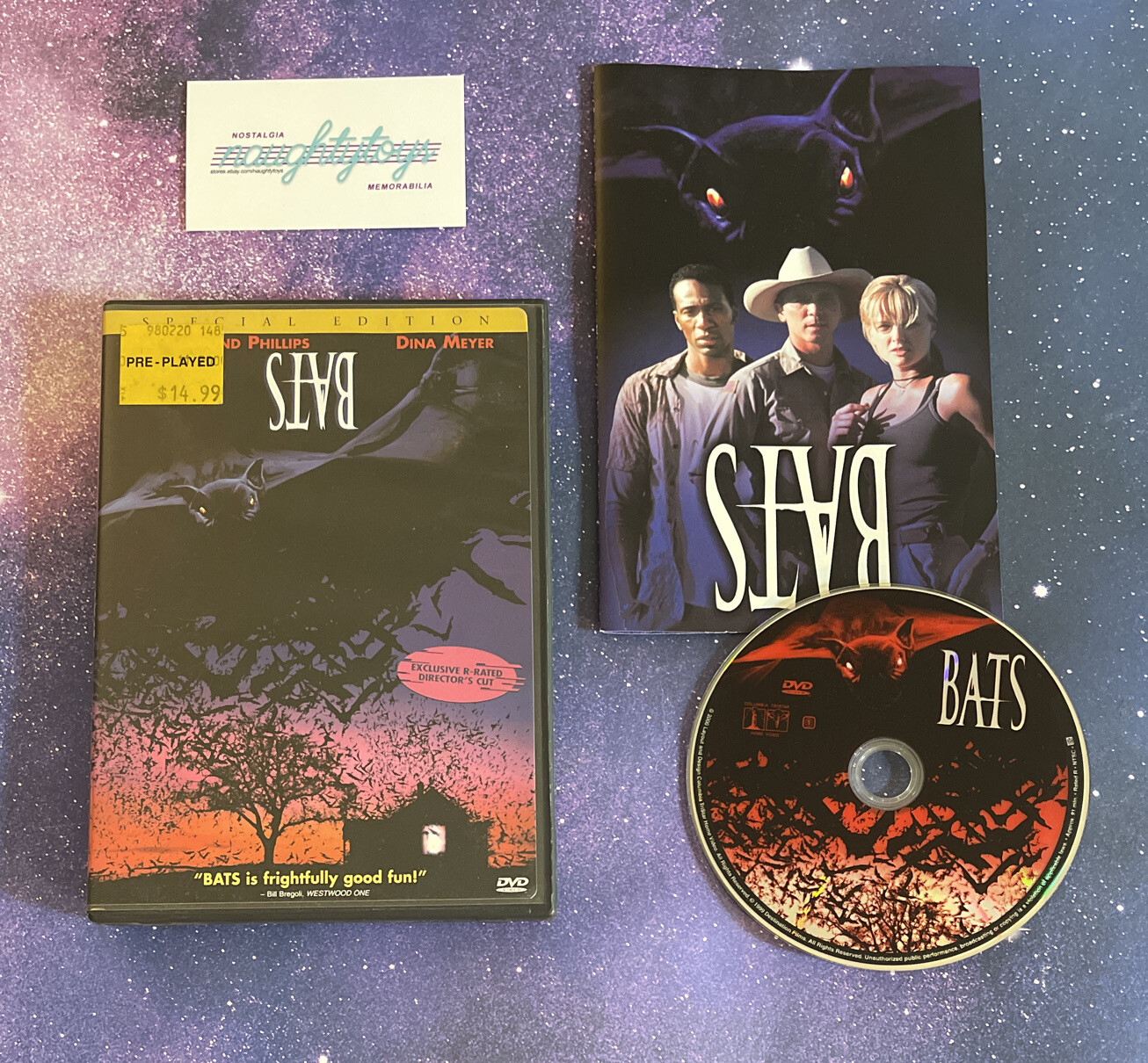 Bats (DVD, 2000, Special Edition) Lou Diamond Phillips Dina Meyer