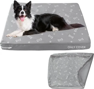 Couverture de lit pour chien imperméable Remplacement Lavable à l'intérieur/à l'extérieur Couverture toutes tailles seulement