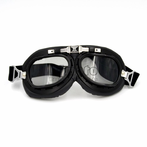 Aviator Pilot Cruiser Motorcycle Bicycle Scooter ATV Goggles Eyewear Glasses - Foto 4 di 26