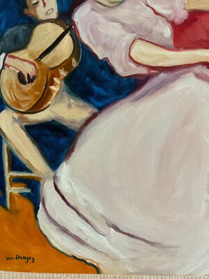 Kees Van Dongen - Amazing Oil Canvas - Signed - Stamped | eBay