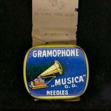 NADELDOSE "Gramophone Musica", -leer-, Needle-tin, Deutsche Grammophon D207
