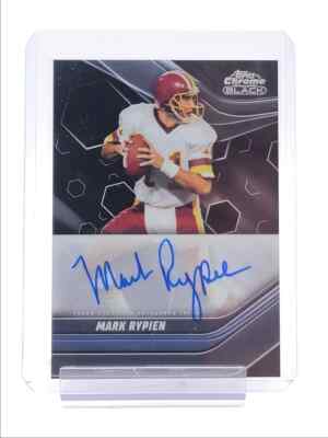 Tim Rypien Signature MARK RYPIEN 2023 TOPPS CHROME BLACK COMPOSITE AUTOGRAPH AUTO | eBay
