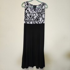 K Studio Collection Dress 8 Black Empire Evening Event Wedding Casual Summer