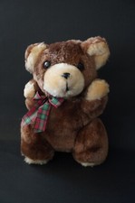 VINTAGE BEAR 7" PLUSH  MADE IN KOREA