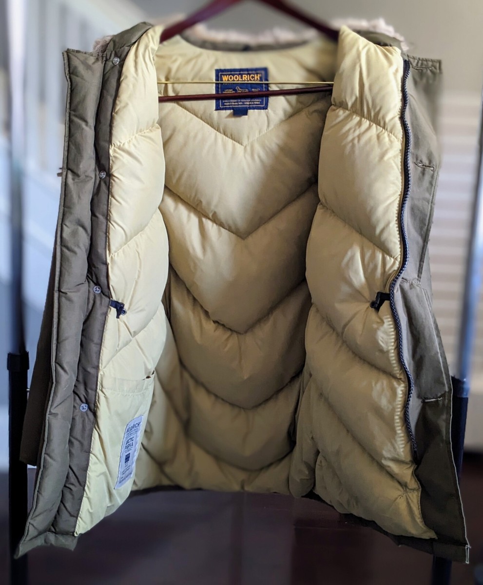 Woolrich Arctic Parka Dark Green olive khaki goose down Woolrich Arctic Parka Dark Green olive khaki goose down