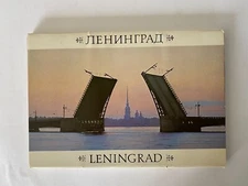  Original SET OF 28 LENINGRAD PHOTO CARDS w/ sleeve (USSR, 1987)