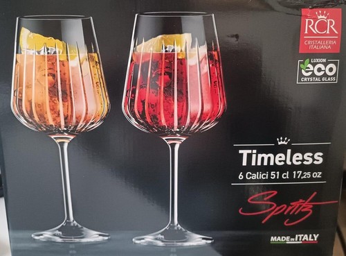 SET 6 CALICI COCKTAIL SPRITZ RCR 49 CL TIMELESS PROMO - Foto 3 di 3