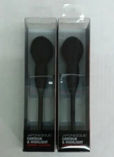 2 Pack Japonesque Beauty Contour Highlight Kumadori Collection Face Makeup Brush