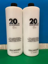 2 Paul Mitchell Cream Developer 20 Volume 33.8oz New & Authentic