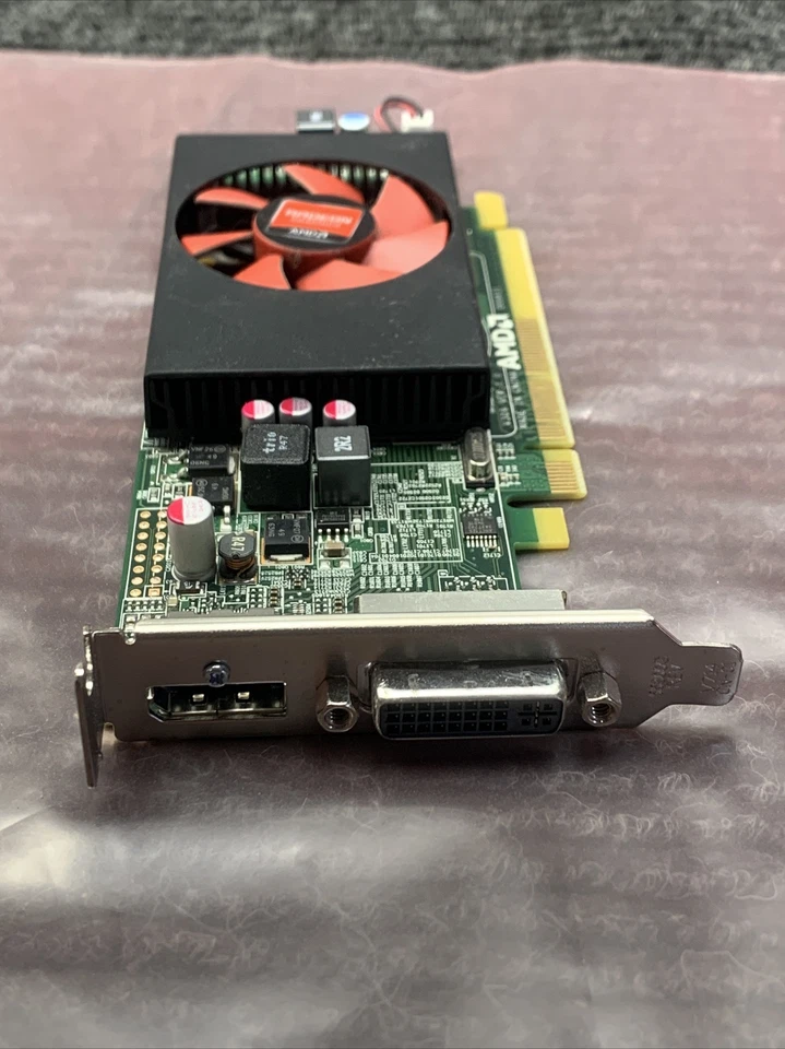 Dell AMD Radeon R5 240 1GB GDDR3 PCIe Video Card DVI DP P/N:0F9P1R Tested - Image 2 of 4