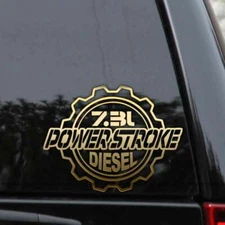 Power Stroke 7.3L Diesel Vinyl Decal – Ford Turbo F250 F350 Sticker