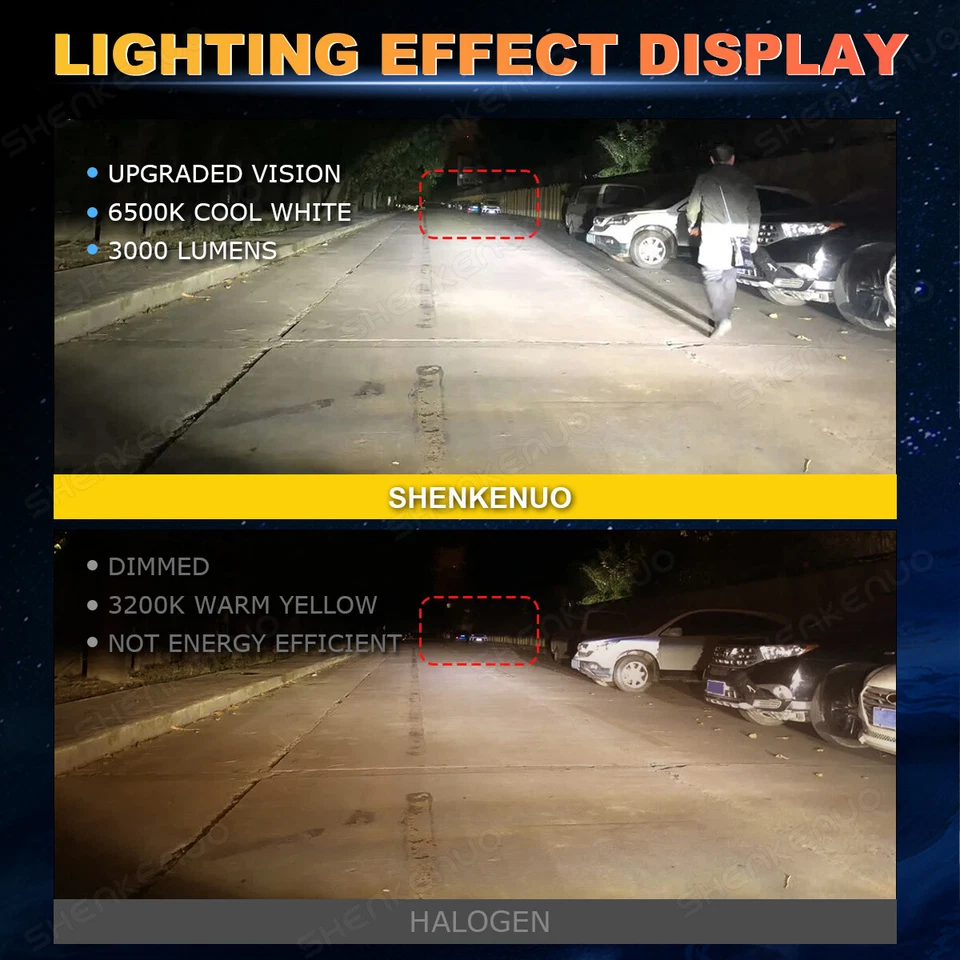 For Western Star 5700XE 2020 H4+H11 Combo LED High Low Beam Headlight Fog Light - Image 4 of 4