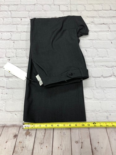 NWT Calvin Klein Women Classic Fit Dress Pants Size 14 Petite 14P Gray M151 -16 - Picture 8 of 19