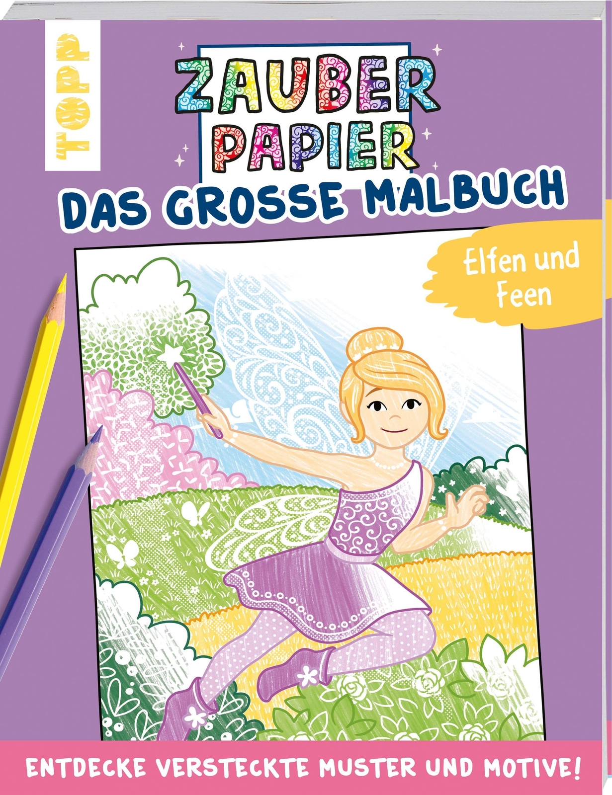 Thumbnail - Zauberpapier - Das Große Malbuch - Elfen Und Feen, Natascha Pitz