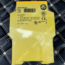New For Pilz PZE X5 774595 Safety Relay Module Single/Dual-Channel 24VDC 5n/o