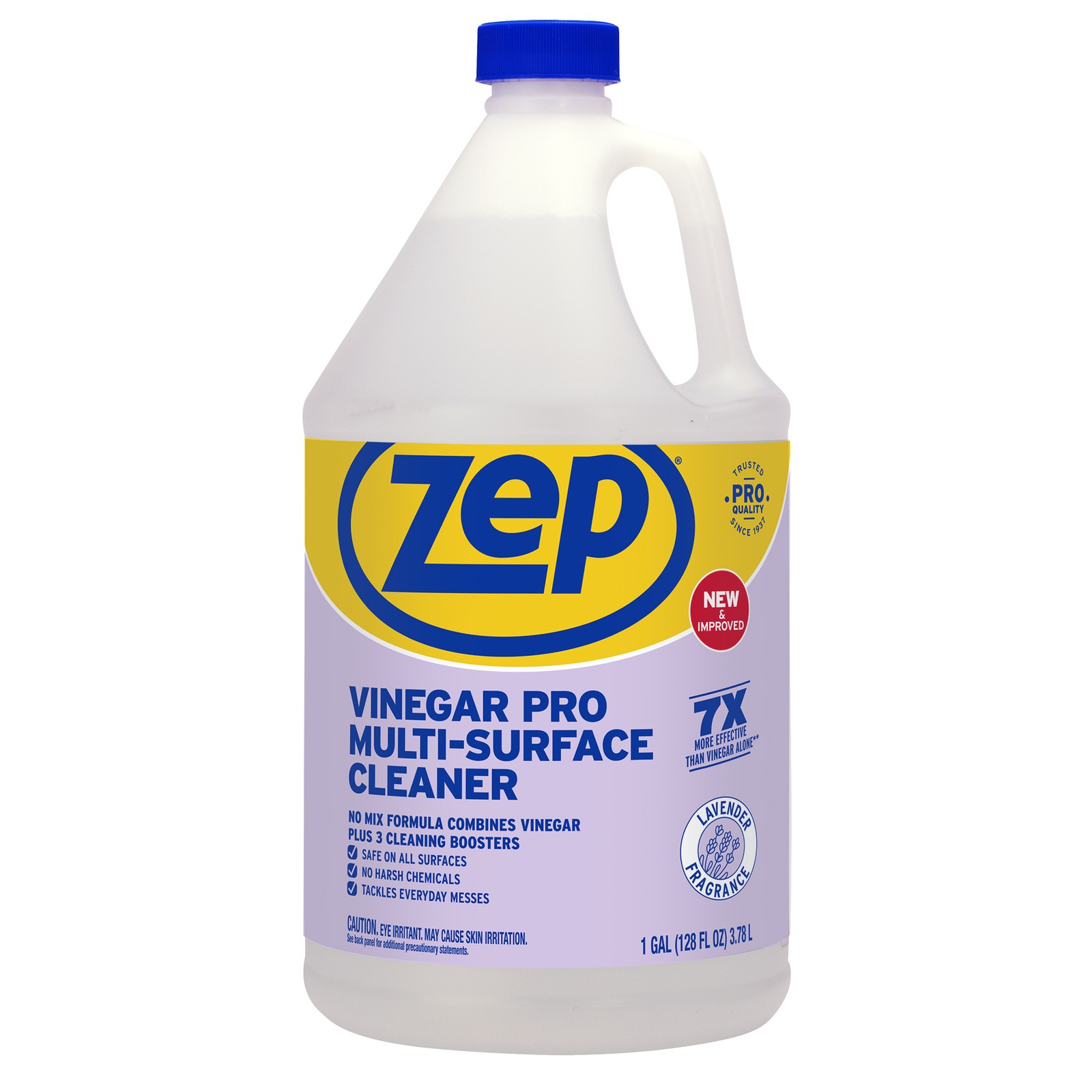 Zep Vinegar Pro Multi-Surface Cleaner (Case of 4) & Professional Sprayer Bottle
