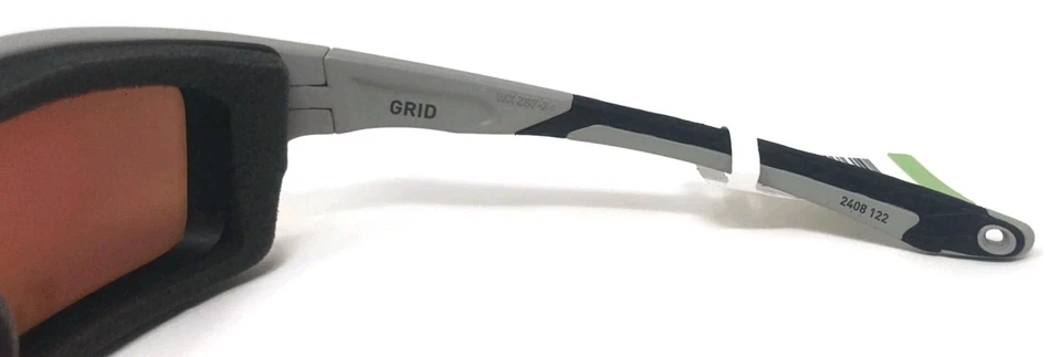 Gafas de sol Wiley X Grid Captivate - gris mate/verde polarizado lente espejo Foto 4 de 4