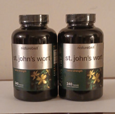 Lot of 2 - NatureBell St. John's Wort 600mg, 240