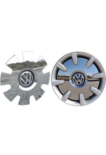 Genuine Wheel Center Hub Cover Chrome Black VW Beetle 2012-