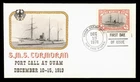 DR WHO 1978 GUAM GUARD MAIL SMS CORMORAN NAVY SHIP FDC w30038