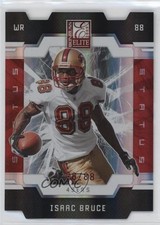 2009 Donruss Elite Status Red Die-Cut 28/88 Isaac Bruce #84 HOF 0y6s