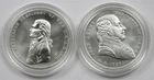 Lot 2 US Mint 1 oz .999 Fine Silver Presidential Silver Medal Jefferson Adams
