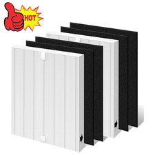 HEPA Carbon Filter Replacement for Coway Air Purifier AP-1512H, 2 Sets
