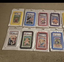 Garbage Pail Kids Lot 18 GRADED CARDS W/Bumpers & Bags