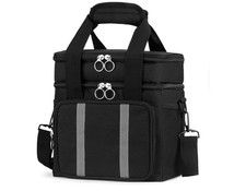 Insulated Leakproof Lunch Bag 12.5L Double Compartment Meal Prep Cooler