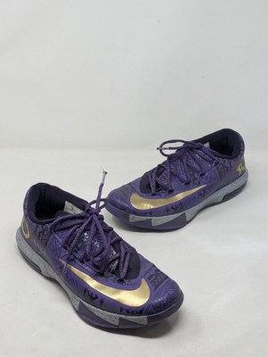 Men s Nike KD 6 VI BHM Black History Month - Size 9.5 - Worn Lightly 646742-500