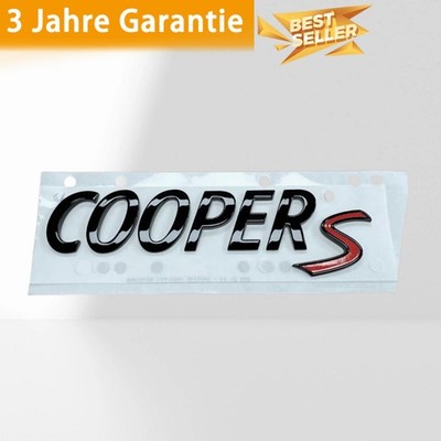 Für MINI Cooper S F54 F55 F56 Glänzend Schwarz Heckklappe Schriftzug Abzeichen