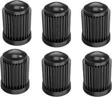 100 Pcs Black Plastic Valve Stem Caps With O-ring Seal Dust-proof Tire Valve Co 100 Pcs Black Plastic Valve Stem Caps With O-ring Seal Dust-proof Tire Valve Co