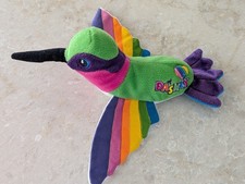 Lisa Frank-Vintage-Dashly Hummingbird Plush 9" Long