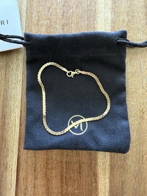 Mejuri Serpentine Bracelet, 14k Yellow Gold, 6.5 