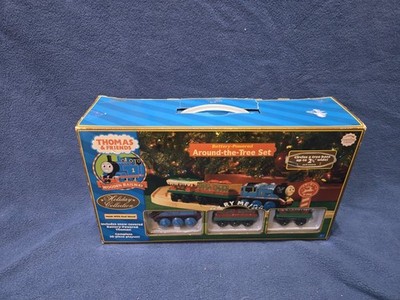THOMAS WOODEN RAILWAY-HOLIDAY CHRISTMAS BATTERY AROUND TREE SET 2006/2005 TESTED