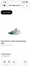 Size 12.5 - Caitlin Clark x Kobe 5 Protro Coc...