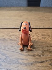 Pound Puppies Poseable Brown  Black Rubber Figure Tonka Vintage 1986