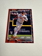 2026 Topps Series 1 - Jimmy Crooks RC SSP Team Color Border Variation  Cardinals