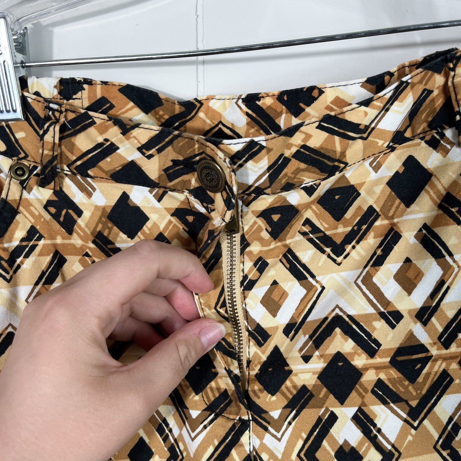 Ruby Rd. Petite Geometric Pattern Ankle Capri Cro… - image 3