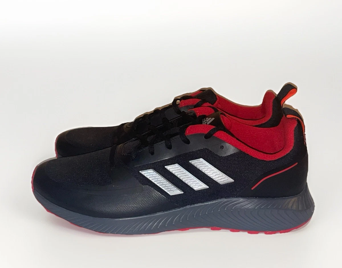 Adidas Run Falcon 2.0 Black Solar Red for sale | eBay