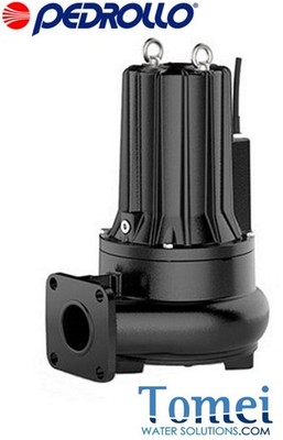 DOUBLE CHANNEL Submersible Pump Sewage Water PMC 20/50 10M 2Hp 400V Pedrollo