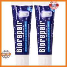 Biorepair Intensive Night Repair Toothpaste 2.5oz Pack of 2 Italian Import