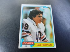 Dan Hampton 1981 Topps Chicago Bears Super Bowl HOF Rookie RC Football Card #316. rookie card picture