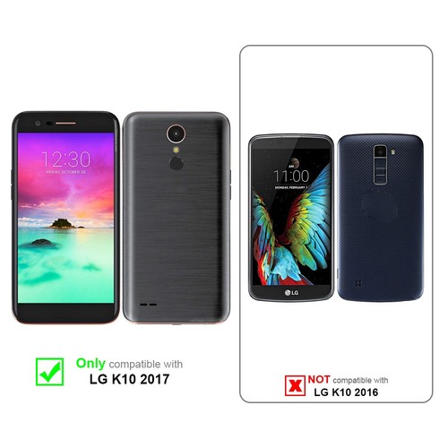 Case for LG K10 2017 Phone Cover Protection Stand Wallet Magnetic - Picture 2 of 23