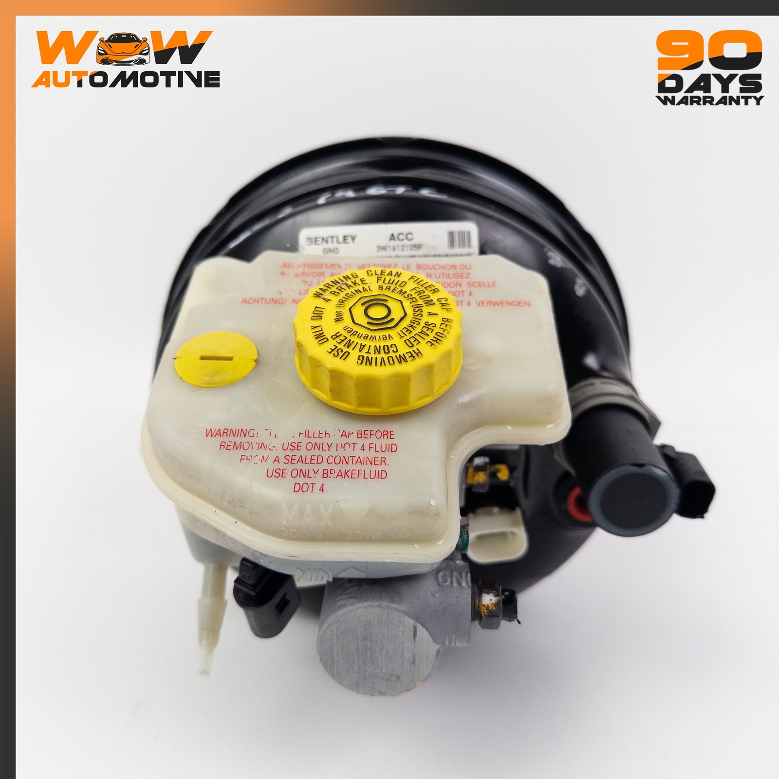 04-19 BENTLEY CONTINENTAL GT GTC FLYING SPUR BRAKE BOOSTER MASTER CYLINDER OEM