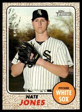 Nate Jones 2017 Topps Heritage #18 Chicago White Sox 31430 Baseball Card