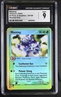 CGC 9 MINT Weezing 24/109 EX Ruby & Sapphire Reverse Holo Pokemon Card